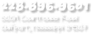 228.896.9601 500A Courthouse Road Gulfport, Mississippi 39507